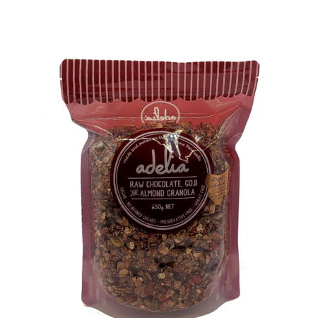 Adelia Raw Chocolate Goji and Almond Granola